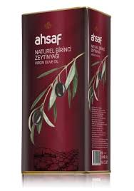 AHSAF NATUREL BİRİNCİ ZEYTİNYAĞI 5 LT TNK