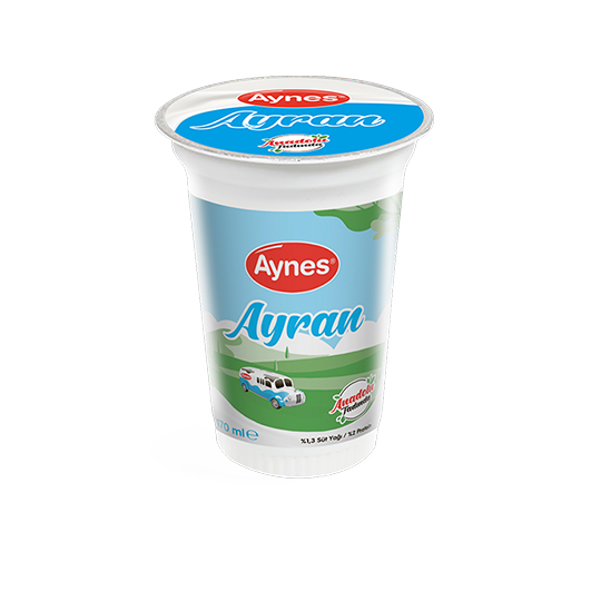 AYNES YARIM YAĞLI BARDAK AYRAN 170 ML 20 ADET