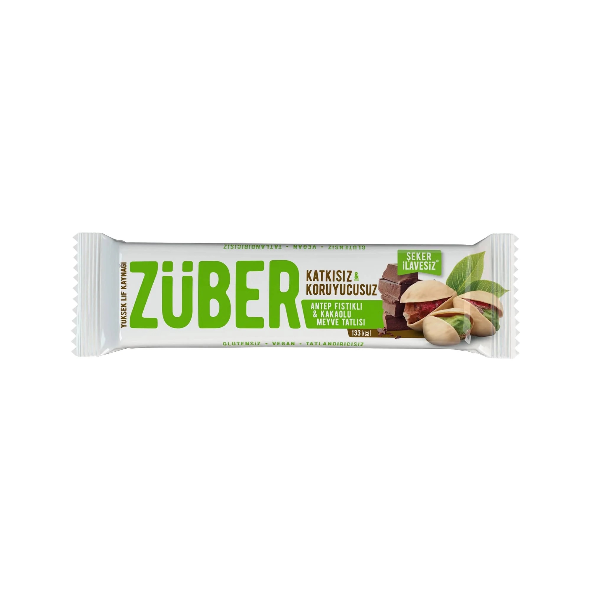  ZÜBER Antep Fıstık.ve Kak.Meyve Bar 40gr (1 ADET)