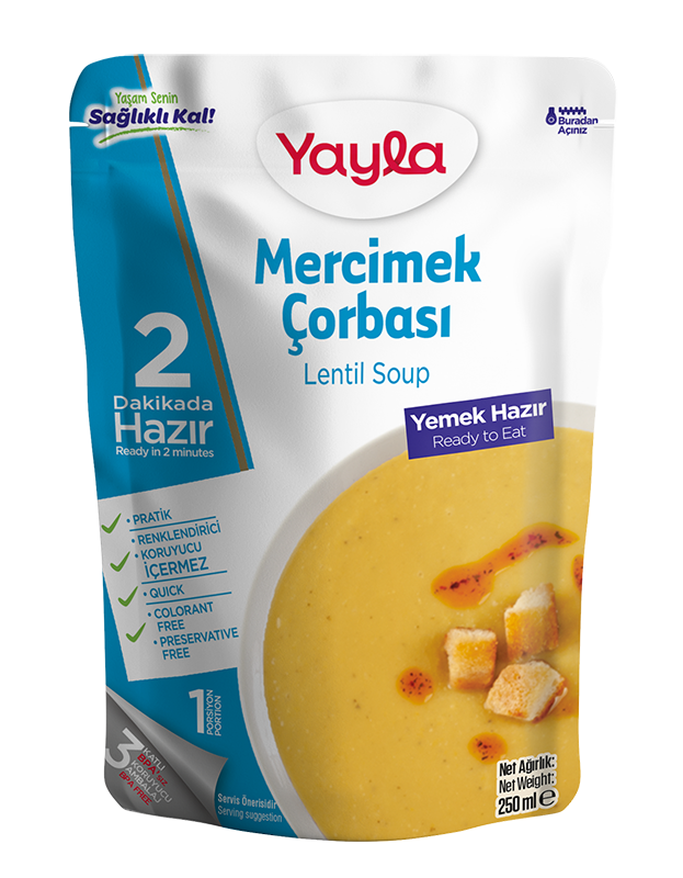 Yayla Mercimek Çorbası 250 GR 12 ADET 