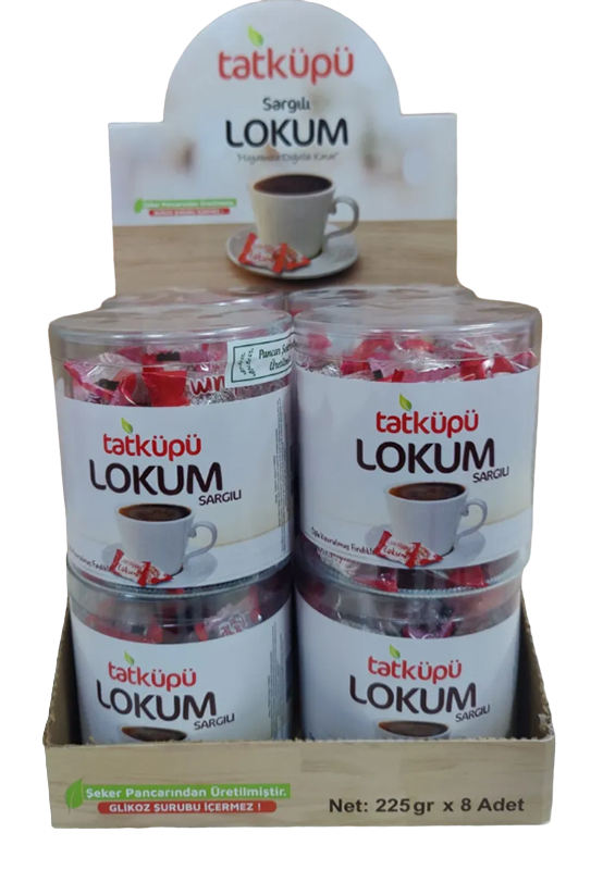 TATKÜPÜ TEK SARGILI LOKUM 225 GR 8 ADET