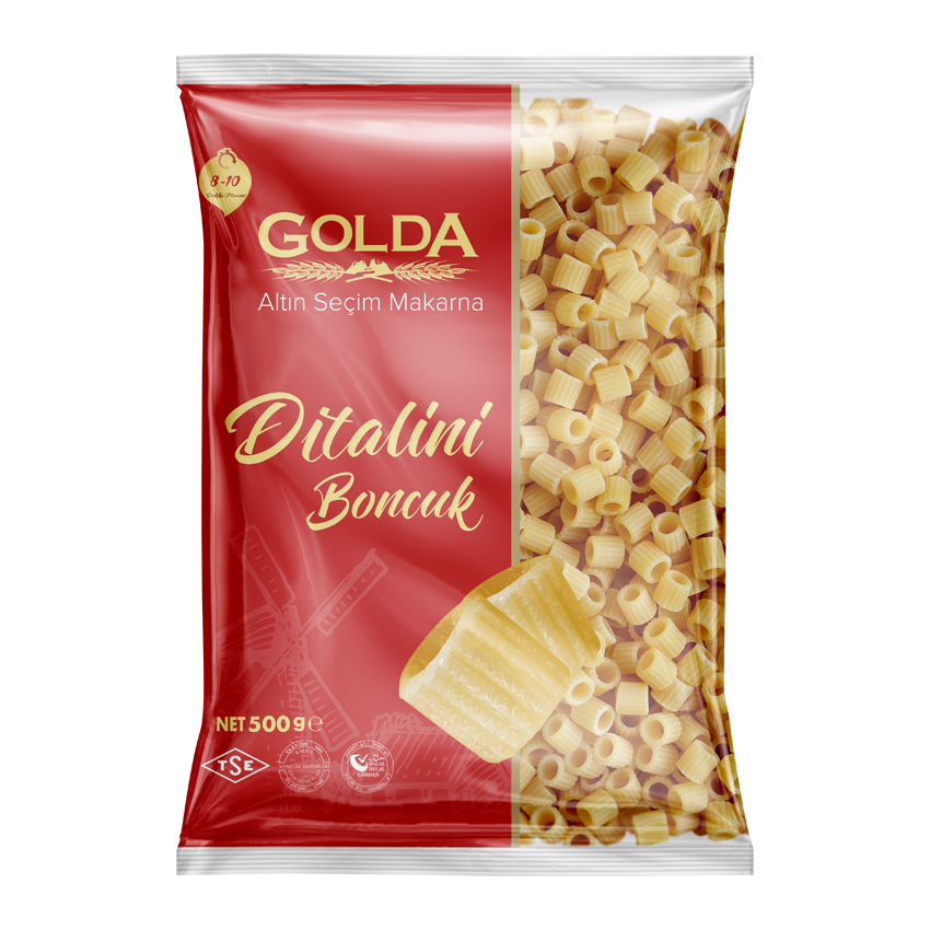 GOLDA BONCUK MAKARNA 500 GR 20 ADET