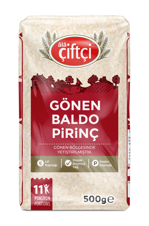 Ala Çiftçi Gönen Baldo Pirinç Paket 500 Gr 16 ADET