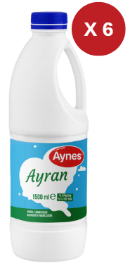 AYNES 1.5 LT AYRAN %1,3 YAĞLI 6 ADET