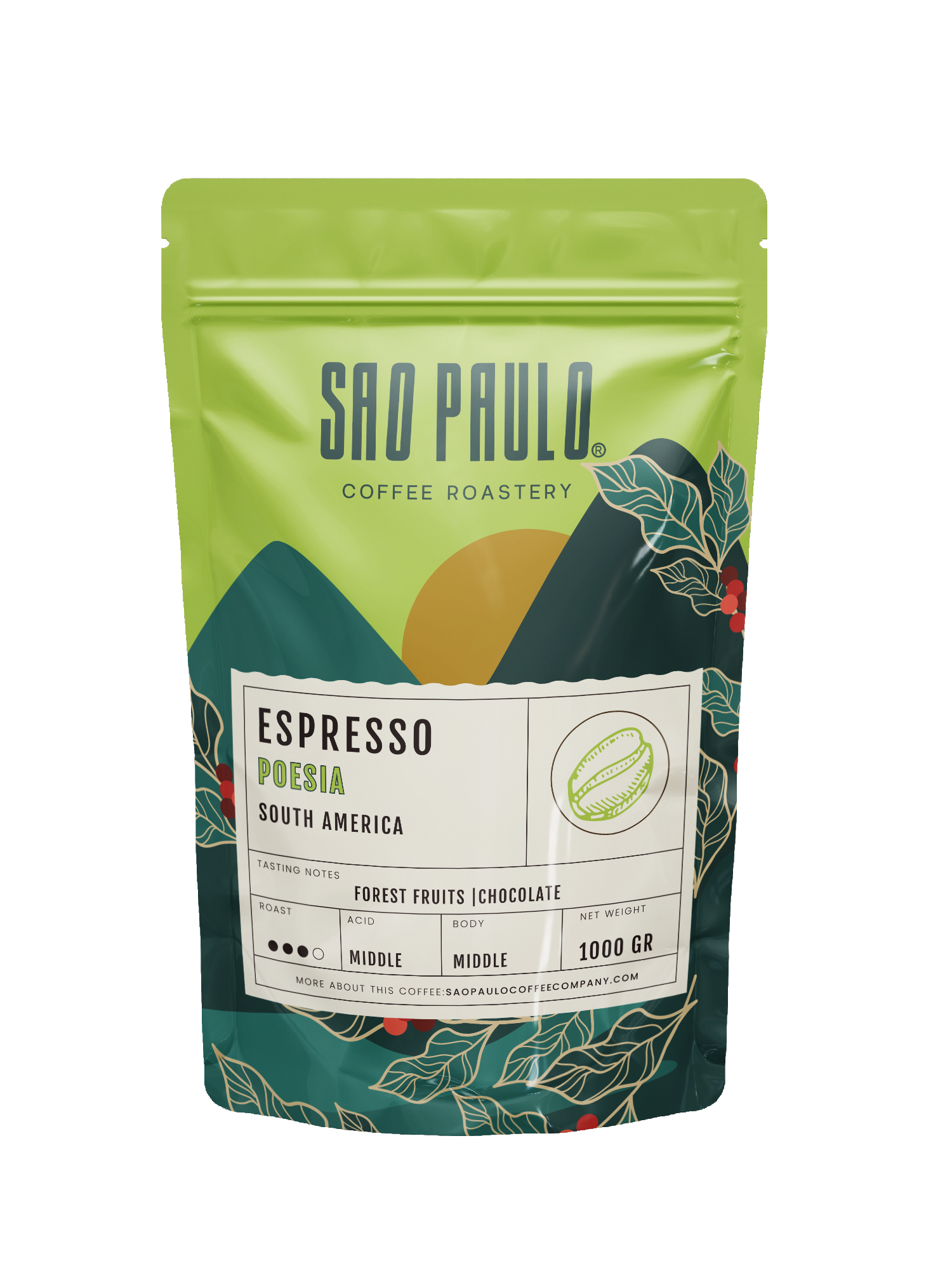 SAO PAULO POESİA ESPRESSO KAHVE 1000 GR