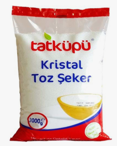 TATKÜPÜ TOZ ŞEKER 3000 GR 8 ADET