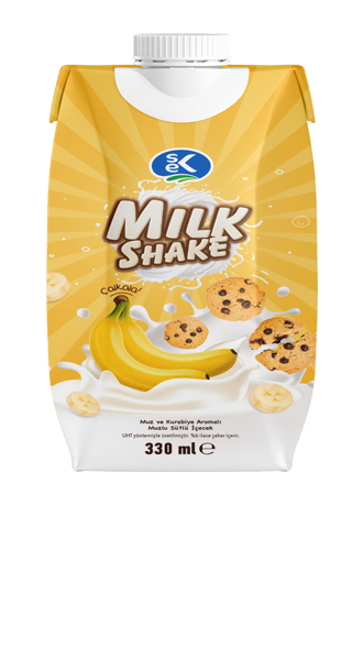 SEK MİLKSHAKE MUZ KURABİYE 330 ML 12 ADET