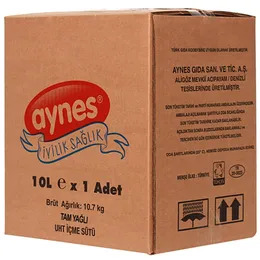 AYNES 10 LT YAĞLI  UHT  SÜT