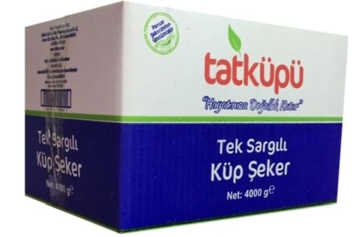 TATKÜPÜ TEK SARGILI KÜP ŞEKER 4000 GR