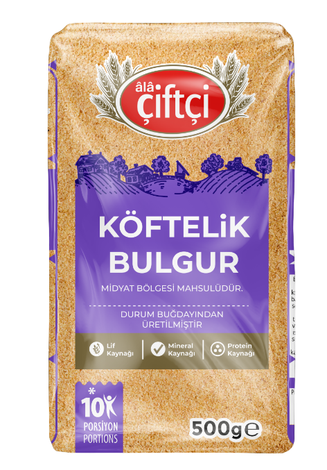 Ala Çiftçi Köftelik Bulgur Midyat Bölgesi Mahsülü 500 gr 16 ADET