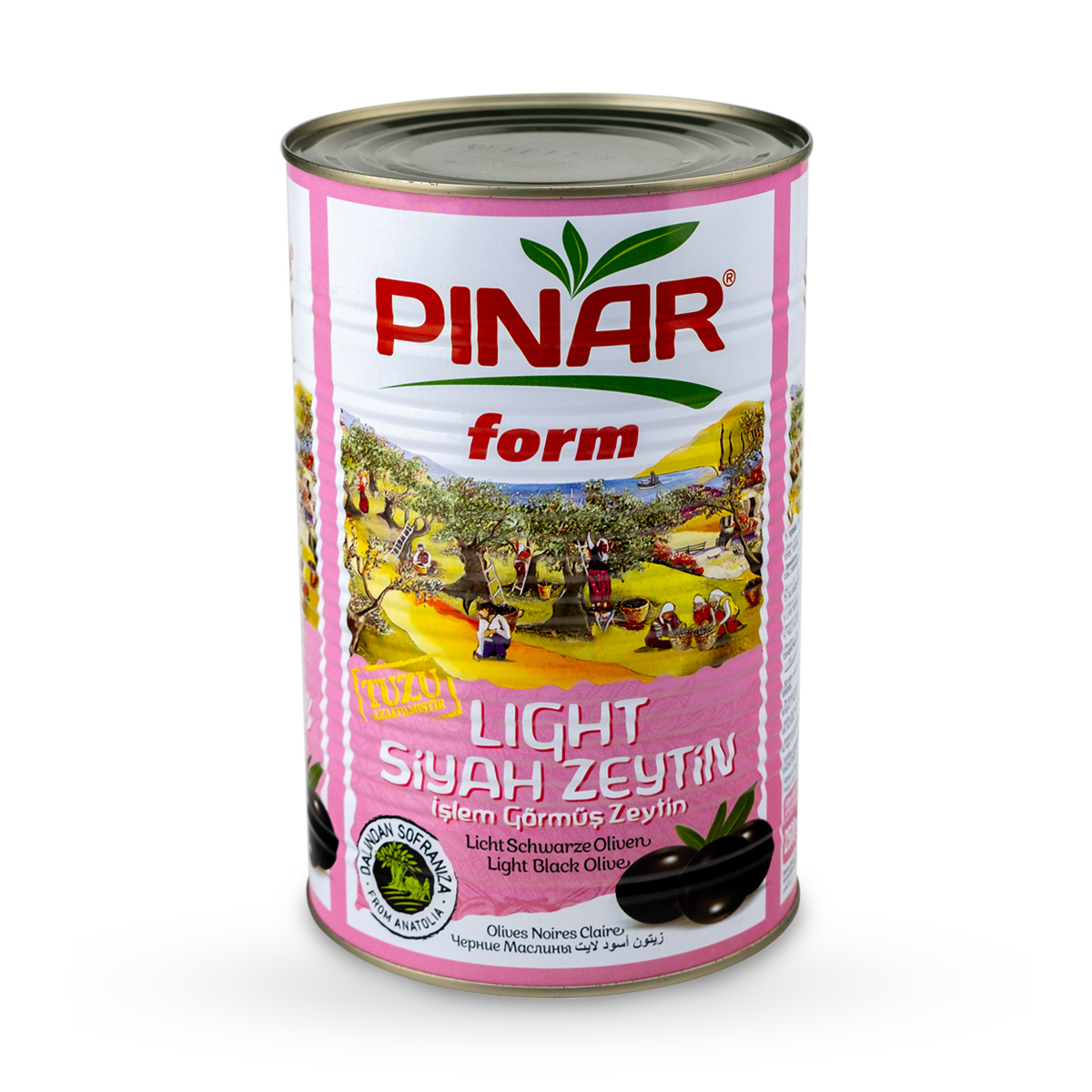 PINAR FORM 5/1 TNK 181-230 SALAMURA SİYAH ZEYTİN 2,5 KG