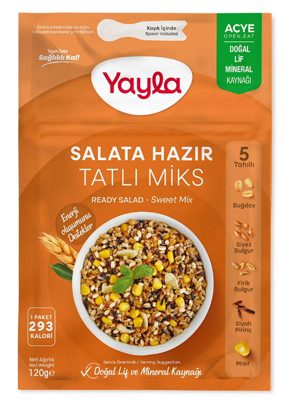 Yayla Salata Hazır Tatlı mix  120 GR 24 ADET