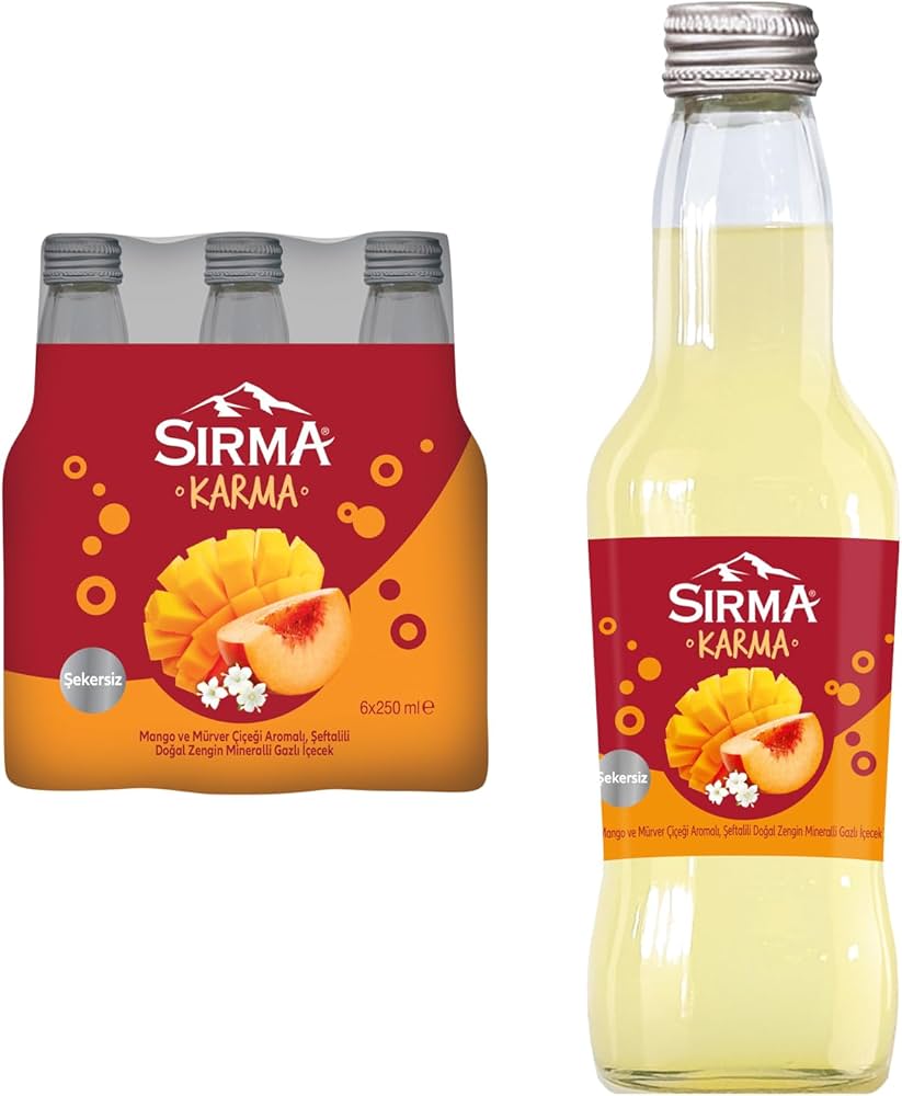  SIRMA 0.25 LT KARMA MANGO-ŞEFTALİ 24 ADET