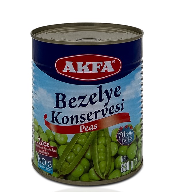 Akfa Bezelye Konserve 830 GR 12 ADET