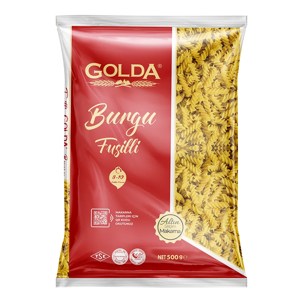 GOLDA BURGU MAKARNA 5 KG 5 ADET