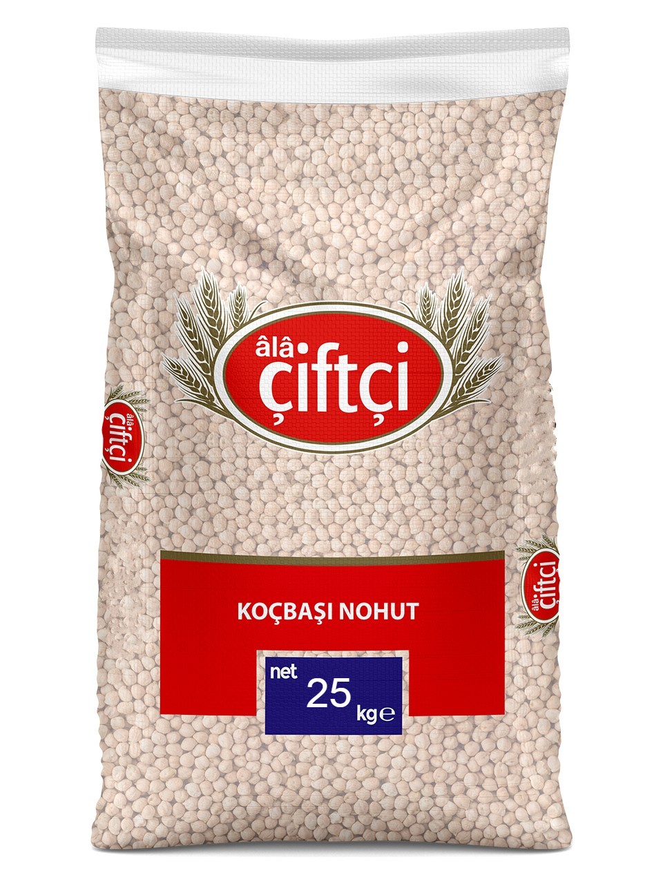 Ala Çiftçi Koç Başı Nohut Dökme (Çuval) 9 mm 25 Kg