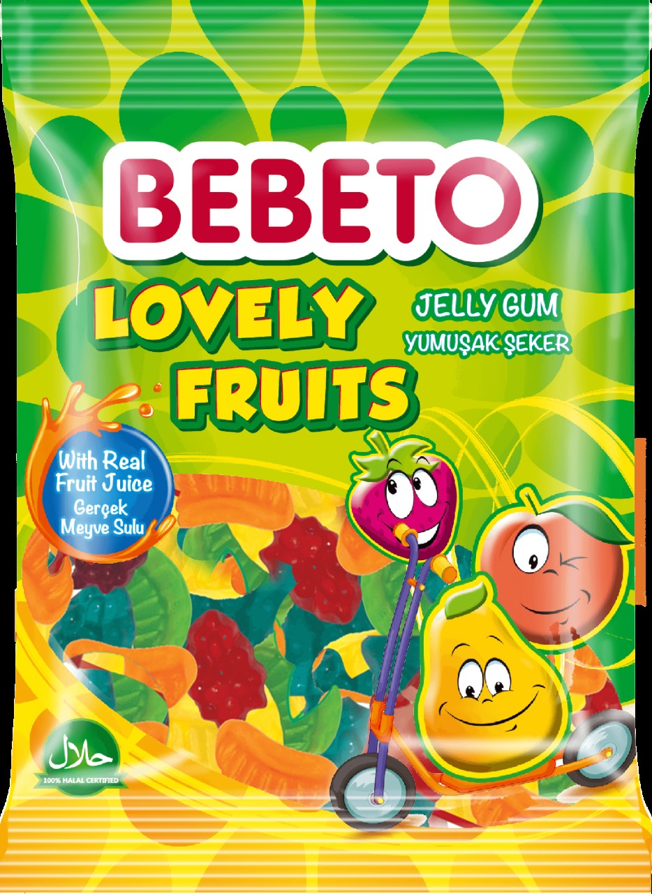 BEBETO L.FRUITS YD 80GX12AX6 DOPA TR