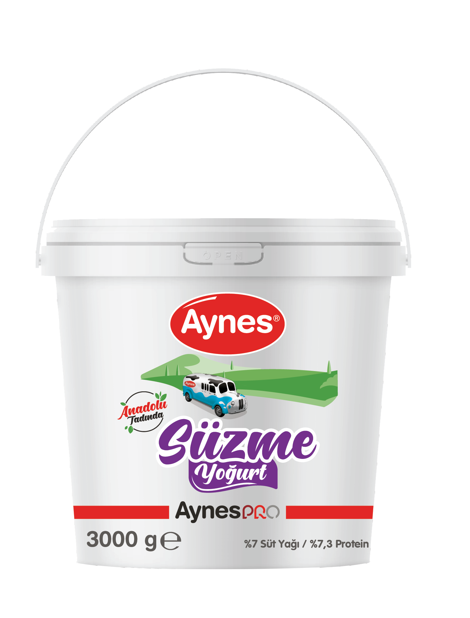 AYNES 3 KG TAM YAĞLI SÜZME YOĞURT