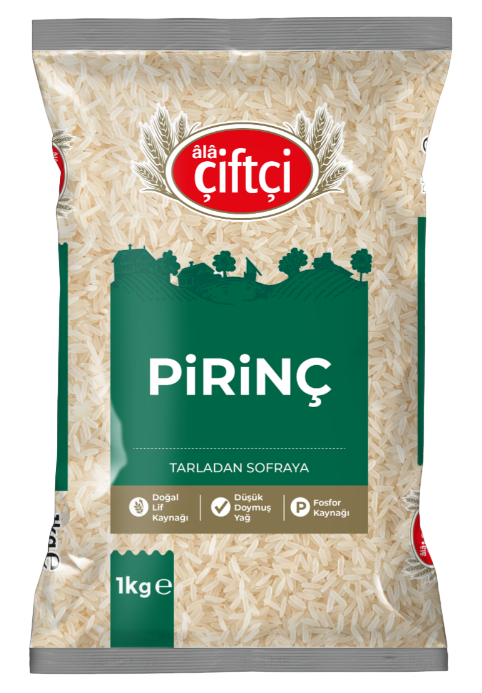 Ala Çiftçi Amerikan Uzun Tane Pilavlık Pirinç Paket  (yas) 1 KG 16 ADET