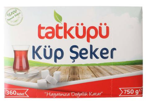 TATKÜPÜ KÜP ŞEKER 360 ADET 750 GR  20 ADET