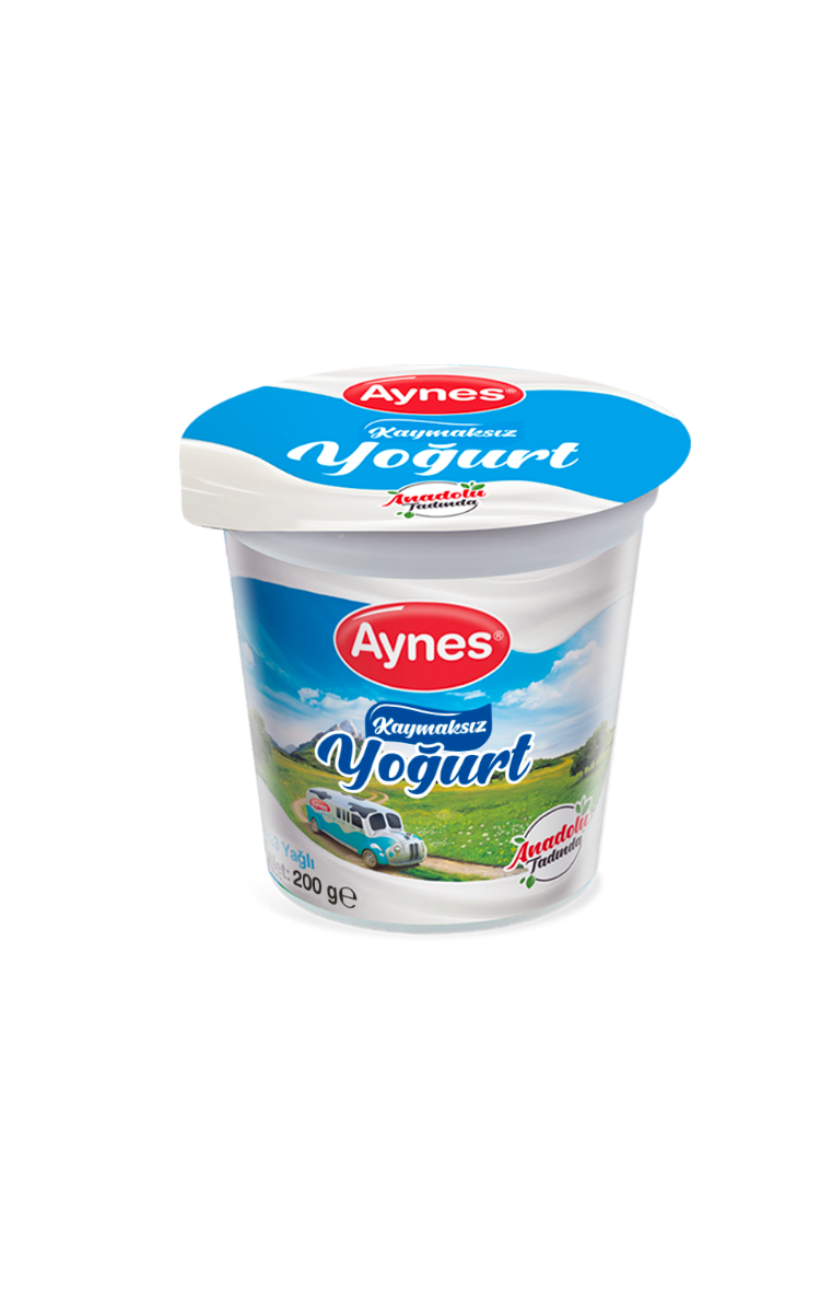 AYNES 200 GR %3 YAĞLI HOMOJENİZE YOĞURT 12 ADET