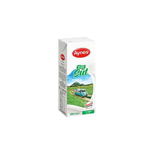 AYNES 200 ML %3 YAĞLI UHT SÜT 27 ADET