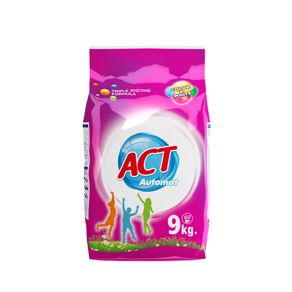 ACT MATİK 9 KG COLOR&WHİTE