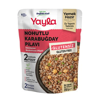 Yayla Glutensiz Nohut Karabuğday Pilavı 250 Gr 12 ADET