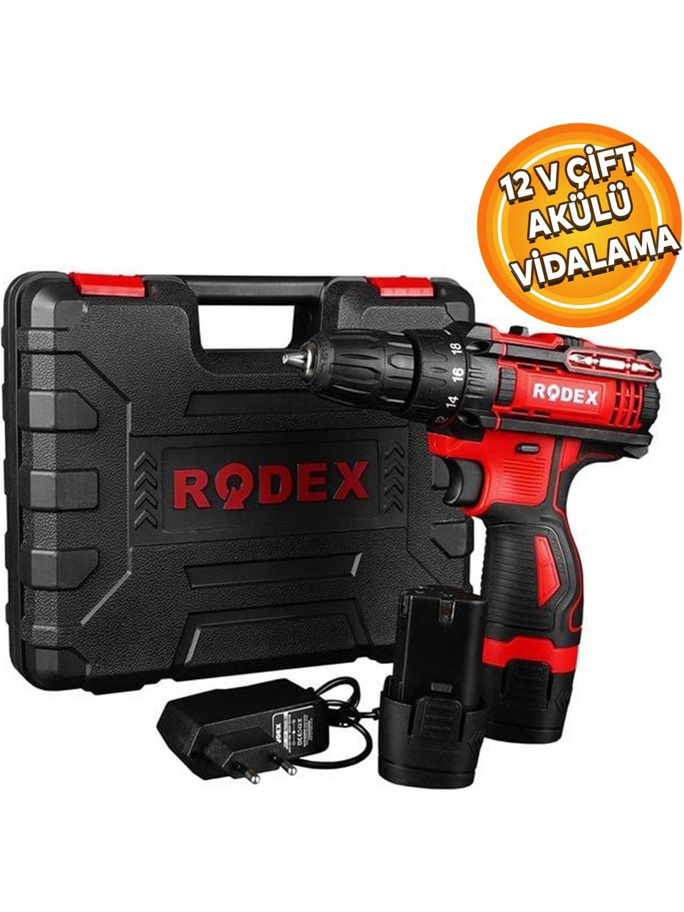 RODEX 3321 ŞARJLI MATKAP 12 V 2XLI-ON RDX3321