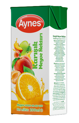 AYNES 200 ML KARIŞIK NEKTAR 27 ADET