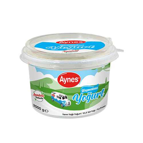 AYNES 2 KG %0,5 YAĞLI HOMOJENİZE YOĞURT 4 ADET