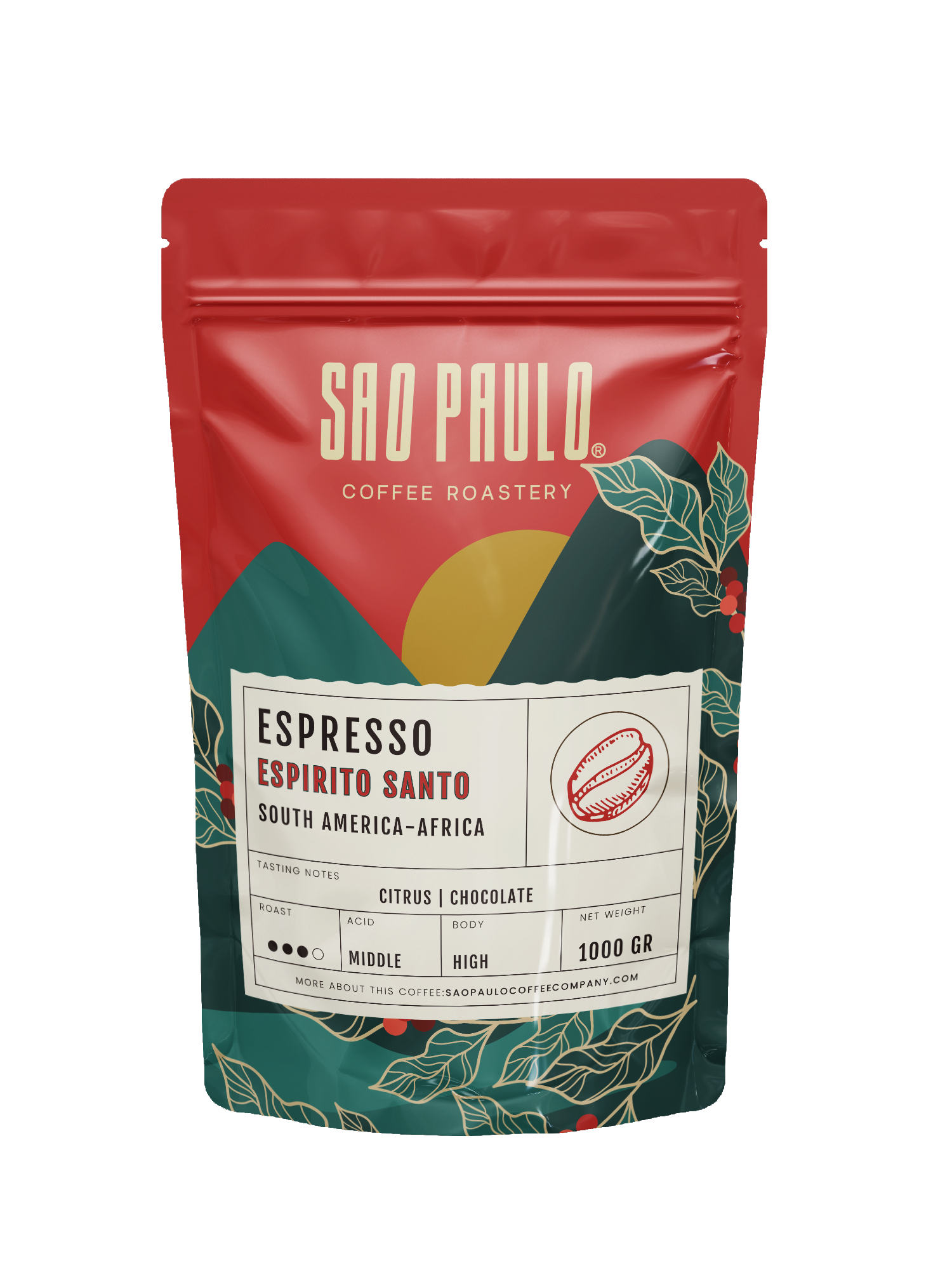 SAO PAULO ESPİRİTO SANTO ESPRESSO KAHVE 1000 GR