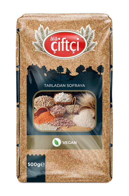 Ala Çiftci Çiğ Köftelik Bulgur Midyat Bölgesi Mahsülü Paket 500 Gr 16 ADET