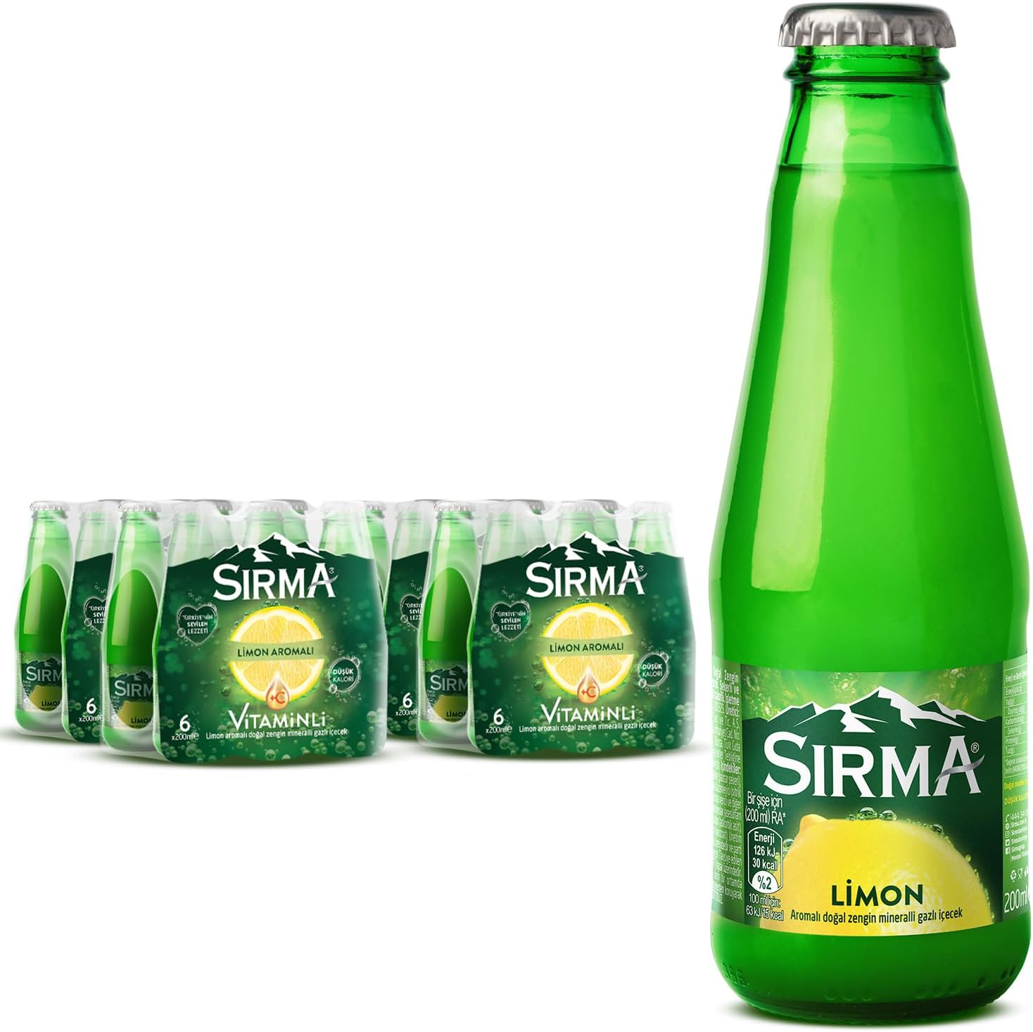 SIRMA 0,20 LT LİMON+C  24 ADET