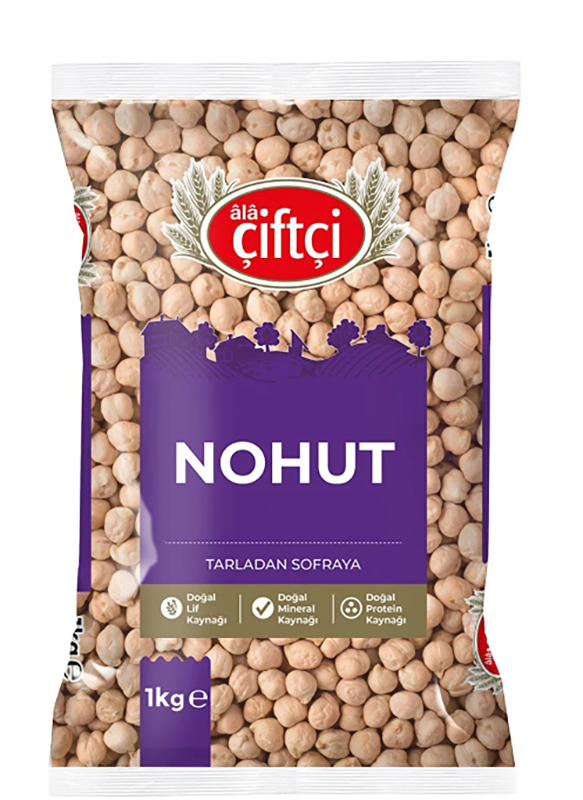 Ala Çiftçi Koç Başı Nohut  8,5mm  1 KG 16 ADET