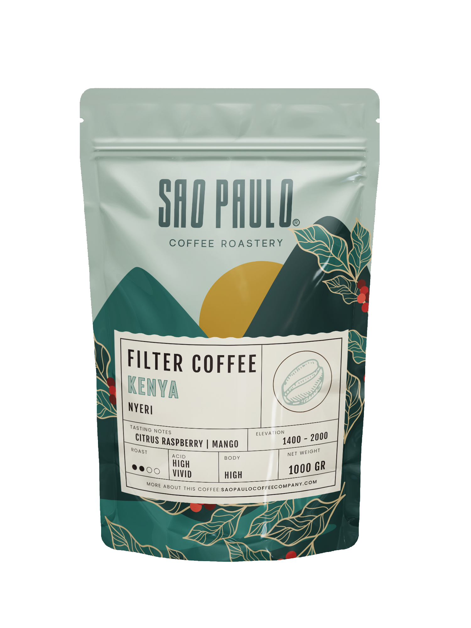 SAO PAULO KENYA FİLTRE KAHVE 1000 GR