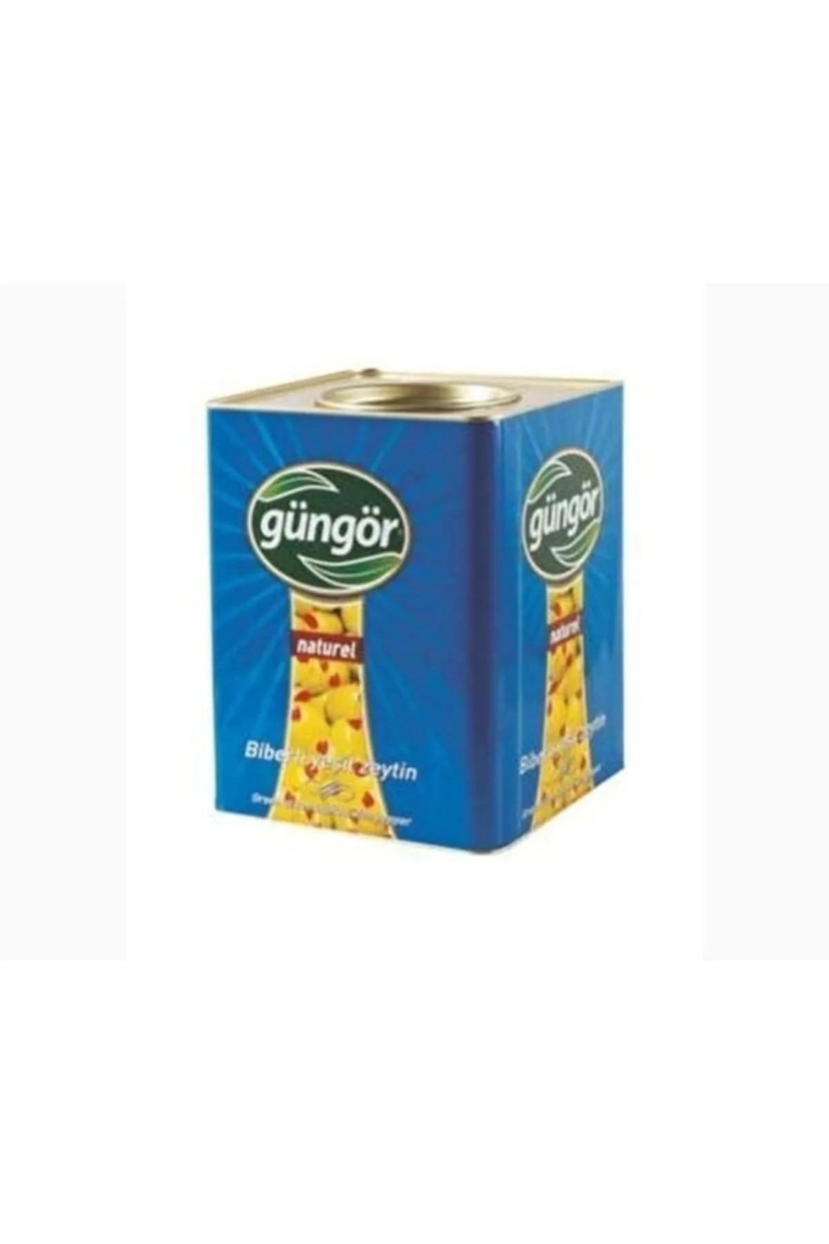 GÜNGÖR 201-230 BİBER PASTA DOLGULU YEŞİL ZEYTİN 10 KG