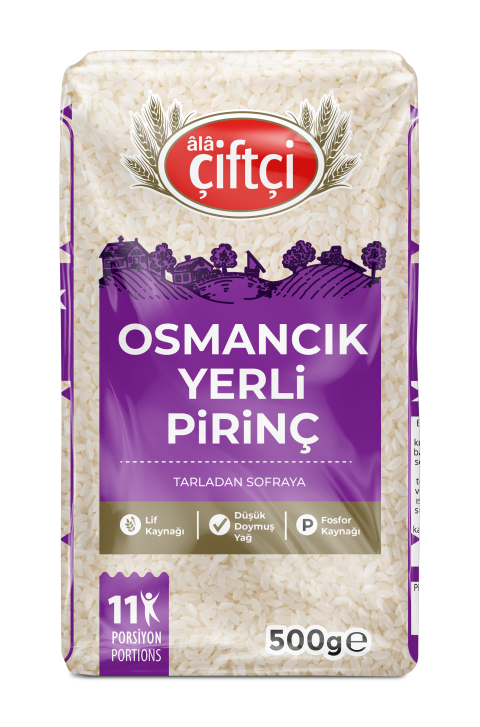 Ala Çiftçi Osmancık Yerli Pirinç 500 Gr 16 ADET