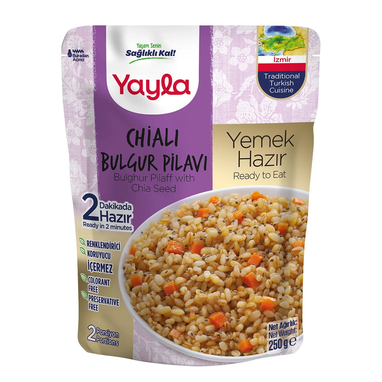 Yayla Yemek Hazır Chialı Bulgur Pilavı 250 gr