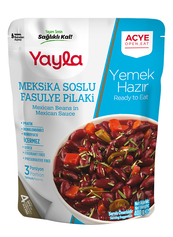 Yayla  Meksika Soslu Pilaki 400 GR 12 ADET 